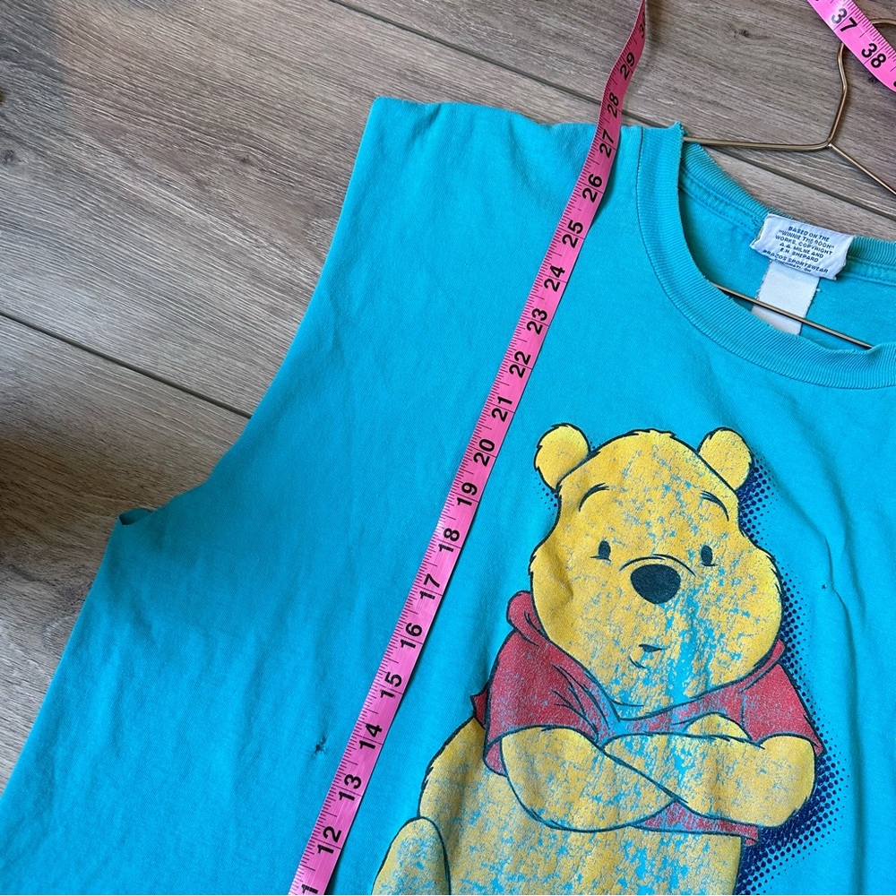 Vintage Winnie the Pooh distressed muscle tee - Picture 5 of 5